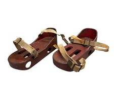 Coppia di scarpe da palestra/immersione pesate vintage anni 50