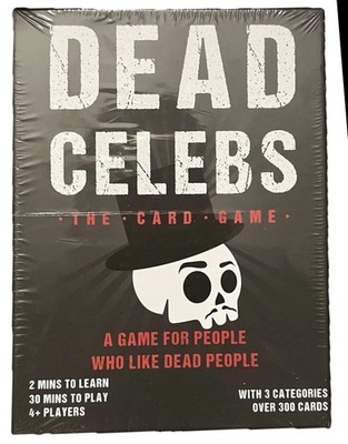 Dead Celebs the Card Game New
