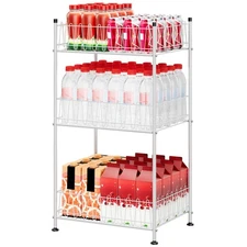 ETELI Water Bottle Storage Organizer 3 Tier Freestanding Water Bottle Holder ...