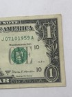 July 10 1959 Bday/Anniversary Fancy Serial 2017 Circulated $1 Dollar Note — photo 2
