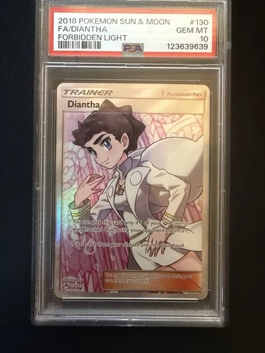 [US SELLER] Pokémon Diantha Trainer Forbidden Light Full Art 130/131 PSA 10