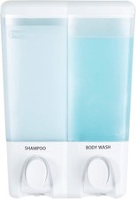 Products Clear Choice Shower Dispenser 2 Shampoo and Soap 2X14.2 fl. oz. White