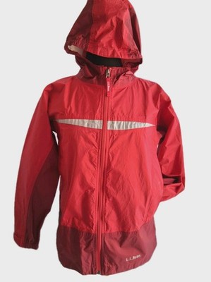 Vintage LLBEAN Red Reflective Windbreaker Youth 14/16 Unisex