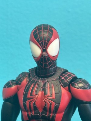 HEAD ONLY Mafex No. 276 Mark Bagley Ultimate Spider-Man Miles Morales Custom 6''