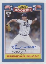 2020 Archives 1990 Topps Rookies Blue 17/25 Brendan McKay #90RA-BM Auto fm0