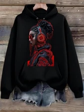 Cyberpunk "Future Vibe" Tech Hoodie