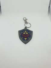 The Legend Of Zelda Hylian Shield Official Rubber Keychain Keyring Nintendo