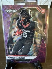 2025 Panini Prizm Draft Picks - Xzavier Henderson #15 Purple Wave Prizm (RC)