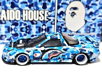 Kaido House Mini GT NSX BAPE Custom Set of 3 Camo Ver. Pink Blue