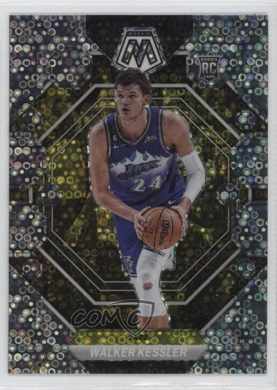 2022-23 Panini Mosaic Rookies Fast Break Silver Prizm Walker Kessler #212 w5b