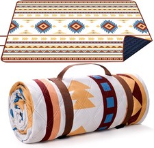 NEW LARUTAN Extra Large Waterproof Picnic blanket 200x300cm with Carry Handle