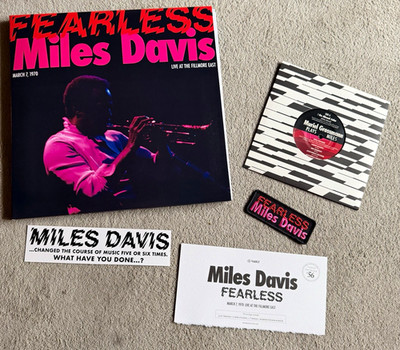 Miles Davis   Fearless Live At Fillmore East 3LP Coloured Vinyl + 7  Third Man