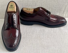 VTG 93605 Florsheim Imperial Kenmoor Shell Cordovan V-Cleat Longwings US 9E NOS