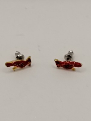 Vintage Cardinal Earrings