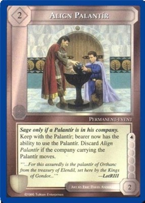 Align Palantir - The Wizards - Unlimited - Middle-Earth CCG