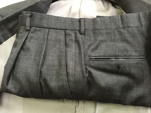 HART SCHAFFNER MARX MEN SUIT 44R GRAY WOOL subtle plaid from DILLARD’S EXCELLENT - Picture 4 of 12