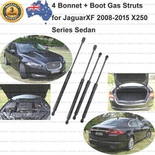4 Front Bonnet Hood+Rear Tailgate Boot Gas Struts for Jaguar XF 2008-2015 X250