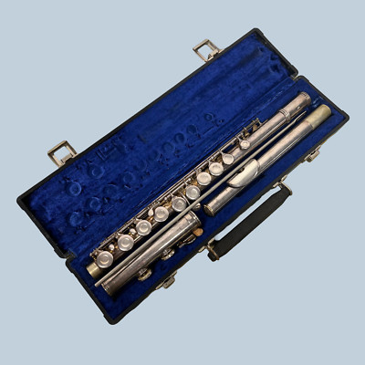 Vintage Gemeinhardt Model M2 Flute Elkhart Ind. + Hard Case