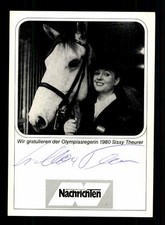 Sissy Theurer Autogrammkarte Original Signiert Reiten + A 155322