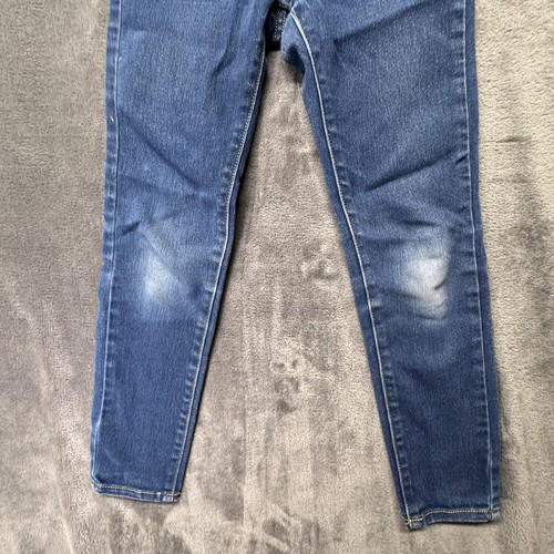 Lucky Brand Jeans Girls 8 Blue Denim Zoe Jegging Dark Wash - Picture 3 of 9