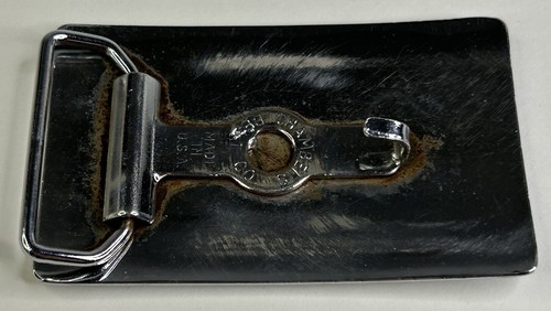 Vintage Chambers Belt Co. Silver-Tone Road Runner Belt Buckle - Picture 2 of 4