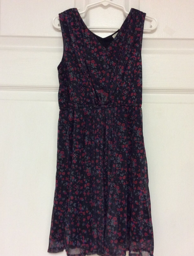 Rachel Chloe Kids Girls Dress Size 8 Black Elastic at Waist 46