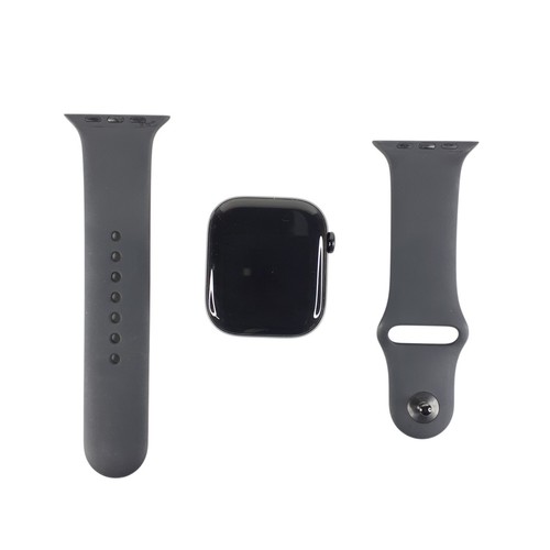 Apple Watch Series 10 GPS 46MM Jet Black For Parts With Genuine Black Band - Zdjęcie 5 z 12
