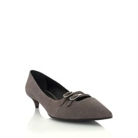 Giuseppe Zanotti Design Malta Suede Pump W/two Ornamental Suede Strips Size 37.5 on sale Giuseppe Zanotti Design Malta Suede Pump W/two Ornamental Suede Strips Size 37.5 on sale