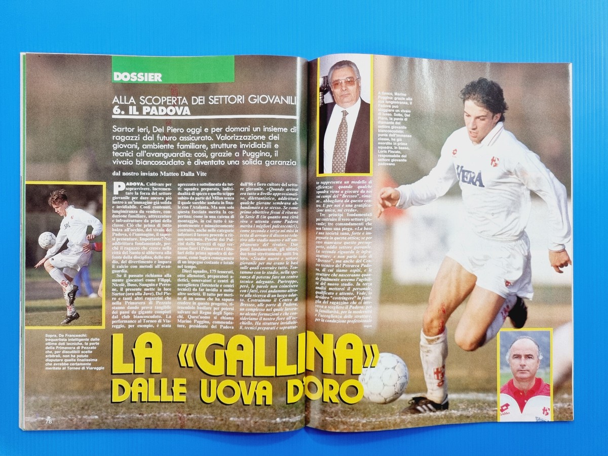 GUERIN SPORTIF 43-2004 Del Piero-Roberto Baggio-Gigi Riva +Film EUR 13