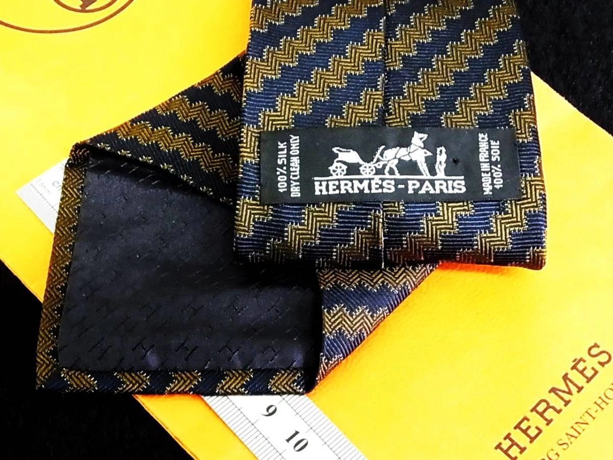 HERMÈS Cravatta uomo HERMES Francia vera seta cravatta abito classico lusso multicolore Y22