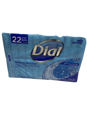 Dial Antibacterial Bar Soap - Spring Water - 22 Bars ...