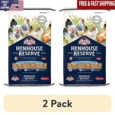 Whole Grain Chicken Layer Feed Superfood W/ Vitamins Probiotics 30lb 2 Pack New