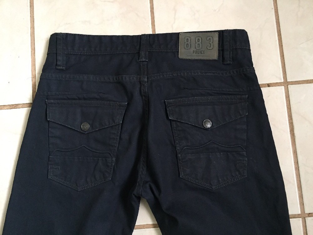883 Police Milano NEW! Men's Motello Tapered Process 275 Slim Leg Jeans 30x31