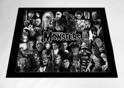 FAMOUS MONSTERS-18  X 24  Original Fan Art Poster-Brand New