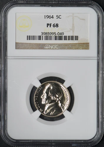 1964 Jefferson Nickel - NGC PF68 - ✪COINGIANTS✪