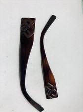 FENDI F 737 238 135mm BROWN TEMPLE ARM PARTS LA61