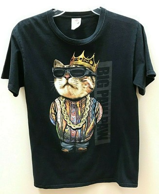DOM King Cat T Shirt S Big Paw Paw 