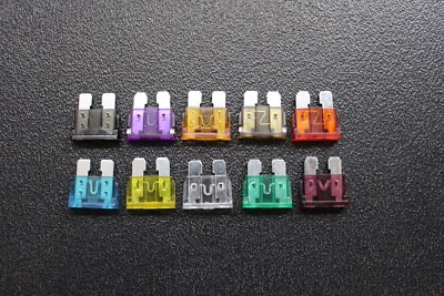500 PK 50 EACH ATC FUSES AMP ATO FUSE BLADE STYLE CAR BOAT AUTO VARIETY
