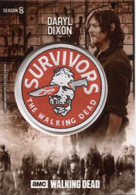 Walking Dead Season 8 Sepia [10] Faction Patch Relic Card Daryl Dixon