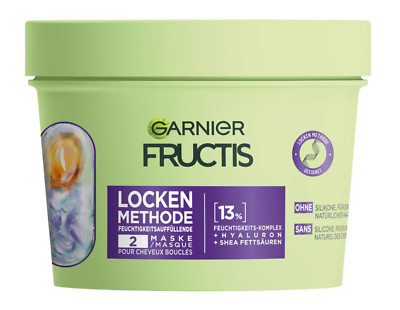   Garnier Fructis Haarmaske Locken Methode Feuchtigkeit Haarpflege 400ml  