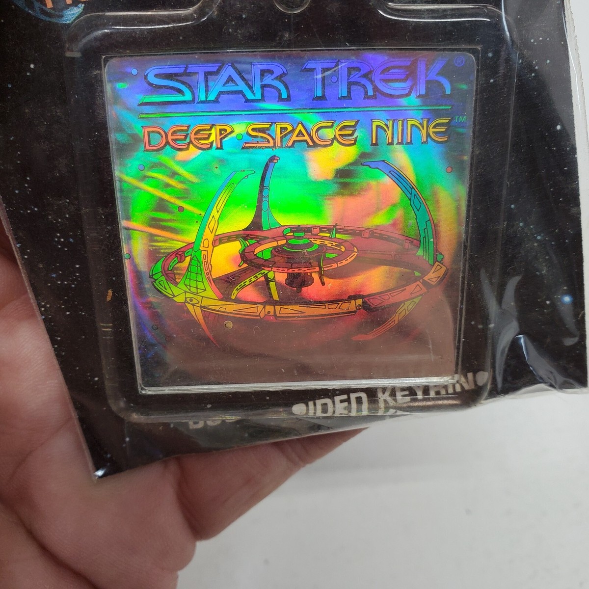 Original 1993 Star Trek: Deep Space 9 Set of 2 Holographic Key