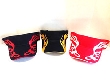 NEW Otto Unisex OSFM Sun Visors with Embroidered Flames 100 Cotton 9.99 EACH