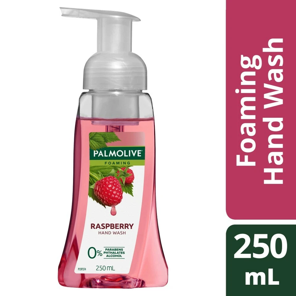Palmolive Foaming Hand Wash Pump 250mL 0% Parabens Phthalates - Raspberry - Image 3 of 3