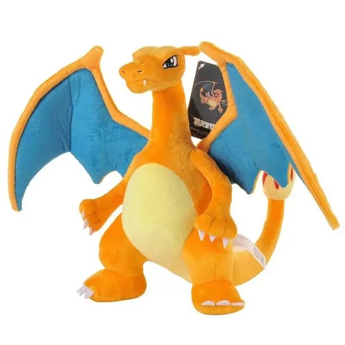 Shiny Charizard Plush Toy – 12" Soft Stuffed Animal, Gift for Kids