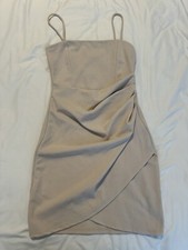 Windsor Sound the Alarm Crepe Wrap Mini Dress Size Small
