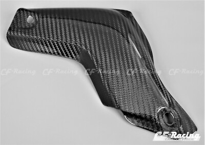 HONDA CBR1000RR 2004-2007 CARBON FIBRE EXHAUST HEAT SHIELD IN Plain Gloss Weave - Foto 7