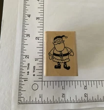 VTG ~ A Muse Art Stamps  #7-2120D Mr. Claus ~ Rubber Stamp ~ Gently Used!!