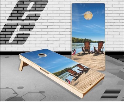 Lake Chairs Cornhole Boards Bean Bag Toss Game