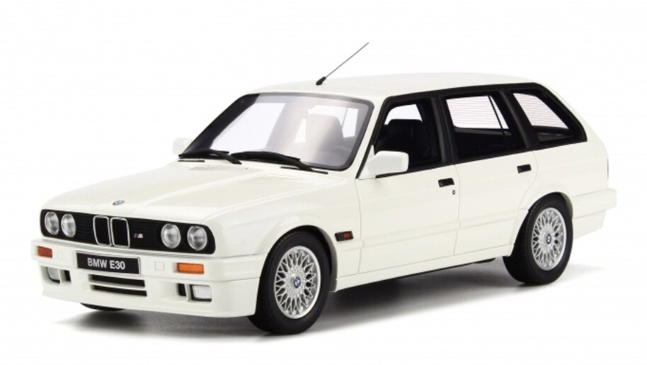 BMW e30 325i touring M-Technic white diecast modelcar OT238