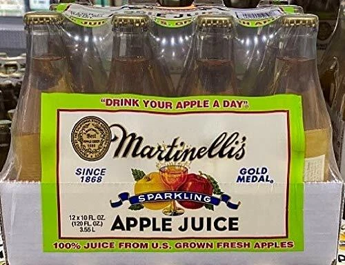 Carbonated apple juice cheap